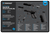 TekMat TEKR17GLOCK4243BL Glock 42/43 Cleaning Mat Black/Blue/White Rubber 11"x17" Glock 42/43 Parts Diagram