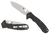 Spyderco C234CFP Amalgam  3.80" Folding Drop Point Plain Satin CPM S30V SS Blade/Black Textured Carbon Fiber/G10 Handle Includes Pocket Clip