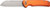 Civivi Knife Chevalier Ii 3.4" - Orange Aluminum/satin Bttn Lk