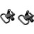 Quake Claw QD Steel Std Swivel 2pk