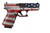 Glock 19 Gen 4 9mm US Flag Cerakote