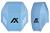 Axil LLC MXPLTB MX Plate  Polymer Over the Head Slate Blue