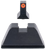 Trijicon GL201C601138 Suppressor/Optic Height Sights  Green/Tritium Orange Outline Front Sight-Black/Blank Rear Sight Glock 17/17L/19/22 Standard Frame
