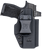 Rounded Gear RGUNVRSLCMPCTBLK Universal Kydex  IWB Black Kydex Belt Clip Fits Compact Sized Handguns Right Hand