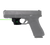 Viridian 9120091  E-Series Fits Glock 17/19/34/45/47 Green Laser Black Polymer Trigger Guard Mount