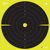 Allen 15214-30 EZ Aim Splash  Bullseye Hanging Paper Black/Chartreuse 30Pack