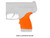 CL HOGUE RUBBER GRIP ORANGE  #