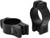 Warne Vapor 1" Med Matte Rings - Aluminum Fits 3/8 Dvtl Only