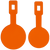 Champion Targets 44923C Impact Steel TYL Targets Rimfire Orange