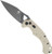 Cobratec Ryker Auto Folder - 3.75" Tan/black Stnwsh D2 Bld