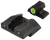 XS Sights SPR202P6G R3D 2.0 Night Sight Set Green Tritium Front/Black Oxide Frame Fits Springfield SA-35