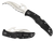 Spyderco C12SBK2W Matriarch 2  3.57" Folding Reverse S Serrated Satin VG-10 SS Blade/Black Bi-Directional Texturing FRN Handle Includes Pocket Clip