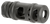 Midwest Industries MIMB10 Muzzle Brake 357 Mag 5/8"x24 Threads Black Steel 5" OAL .410" Diameter