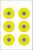 Action Target Inc High Visibility, Action Prbe6100       Visl 6bllsye Target    100bx