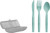 Ka-bar Lunch Pal W/spoon/fork/ - Knife With Lightweight Case