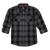 Hornady Gear 32226 Flannel Shirt  3XL Gray/Black,  Cotton/Polyester, Relaxed Fit Button Up