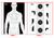 Action Target VTACP100 Sighting Advanced Training Marksmanship/Silhouette Heavy Paper 23" x 35" Black/Gray/White 100 Per Box
