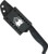 Cobratec Kingpin 4" Fixed Bld - Black D2 Steel W/kydex Sheath