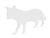 Birchwood Casey BC-47711 Centerfire Silhouette Coyote 3/8" AR500 Steel Target
