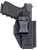 Rounded Gear RGUNVRSLSTNDRDBLK Universal Kydex  IWB Black Kydex Belt Clip Fits Standard Sized Handguns Right Hand