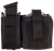 High Speed Gear 41P000BK TACO Duty Single Pistol & Handcuff Holder, Black Nylon with MOLLE Exterior, Fits MOLLE & 2" Belt