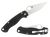 Spyderco C81GPLE2 Para Military 2  3.42" Folding Plain Satin CPM S45VN SS Blade Black Textured G10 Handle Left Hand Includes Pocket Clip