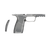 Tyrant CNC TDP365GRMMACROGREY Snub Nose Grip Module Grey Fits Sig P365