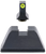 Trijicon GL201C601139 Suppressor/Optic Height Sights  Green/Tritium Yellow Outline Front Sight-Black/Blank Rear Sight Glock 17/17L/19/22 Standard Frame