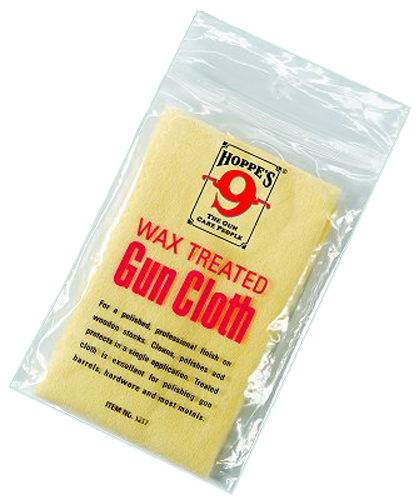 Hoppes Wax Treated, Hop 1217    Wax Treated Gun Cloth  10pk