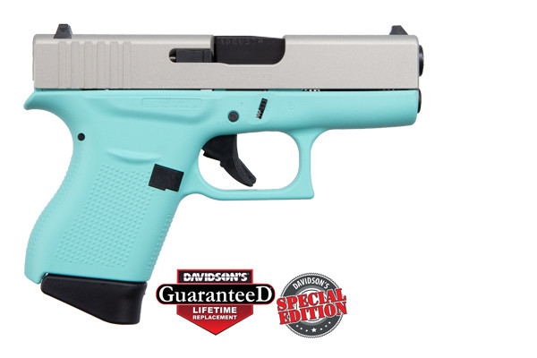 Glock Pistol - 43 - 9mm - Apollo Custom - Robin's Egg Shimmering - ACG-00815