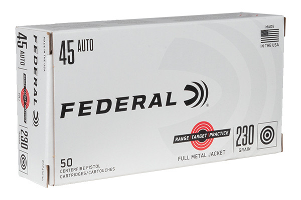 Federal Ammunition - RTP - 45AP - 230 Grain FMJ - 50rds/Bx - RTP45230