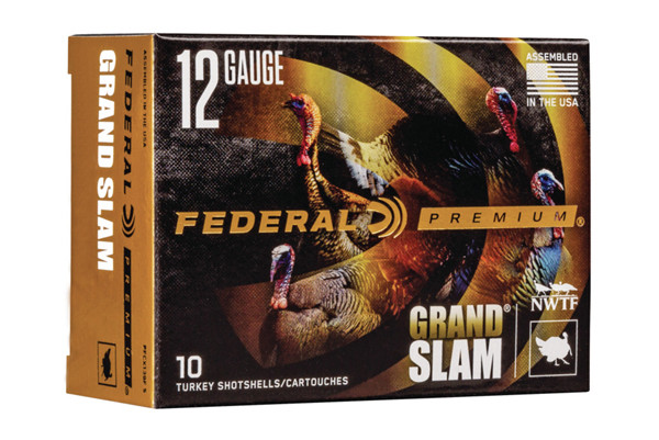 Federal Shot Shells - Turkey Grand Slam - 12 Gauge - 3 Inch - 1.75 oz Pellet - 10 rds Per Box - PFCX157F-5