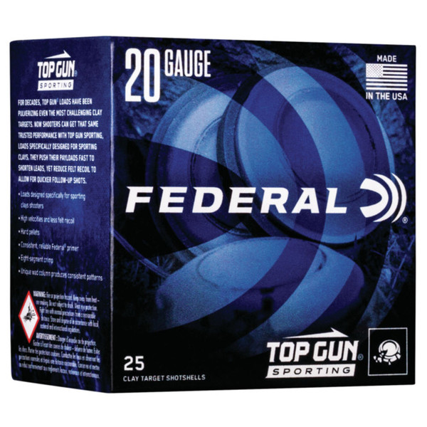 Federal - Top Gun - 20 Gauge - TGS224-7.5
