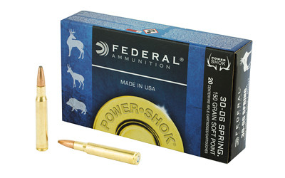 Federal Ammunition - Power Shok - 30-06 - 150 Grain - 20 rds Per Box - 3006A
