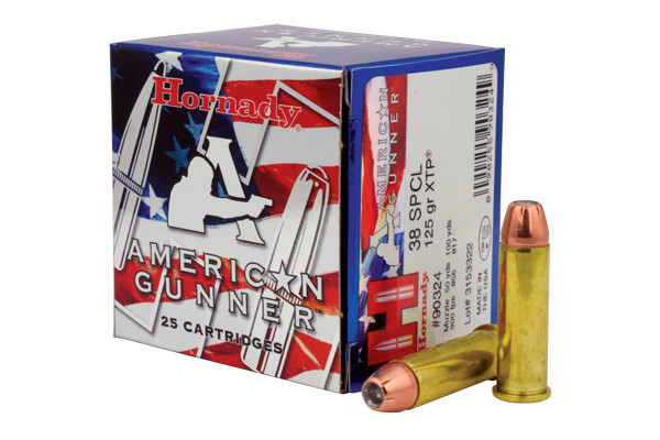 Hornady Ammunition - 38SP - 125 Grain XTP - 25 Rounds/Box - 90324