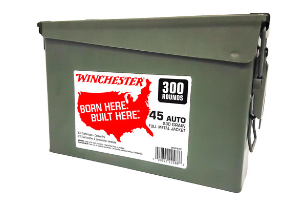 Winchester - Born Here Built Here - 45AP - WW45C