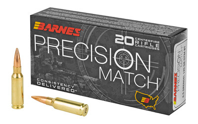 Barnes Open Tip Match  - Precision Match Burner - 6.5 Grendel - 30831