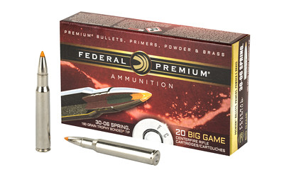 Federal Bonded Hollow Point  - Premium - 30-06 Springfield - P3006TT1
