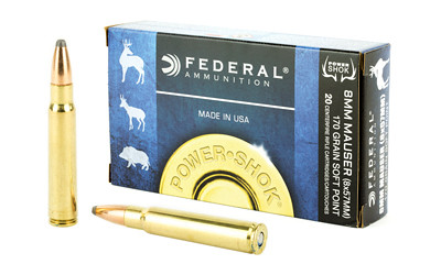 Federal Soft Point  - PowerShok - 8mm Mauser - 8A