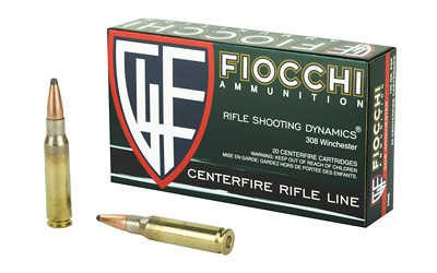 Fiocchi Ammunition Pointed Soft Point  - Fiocchi Rifle - 308 Winchester - 308B