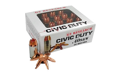 G2 Research Copper  - Civic Duty - 40 S&W - G00620