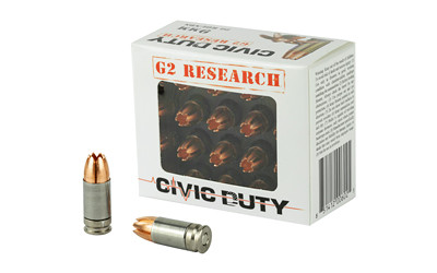 G2 Research Copper  - Civic Duty - 9MM - 06025