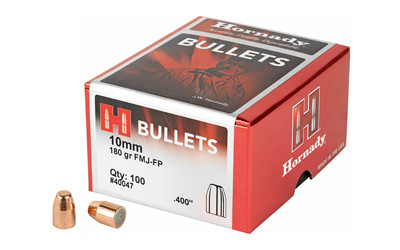 Hornady Flat Point  - FMJ-FP - 40 Caliber - 40047