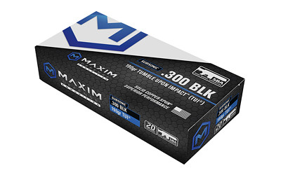 Maxim Defense Industries Copper  - SBA Short Barrel Ammunition - 300 Blackout - MXM-49005