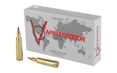 NOSLER Flat Base Tipped  - Varmageddon - 22-250 Remington - 65155