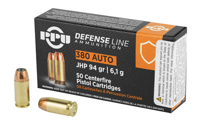 Prvi Partizan Jacketed Hollow Point  - Handgun Defense - 380 ACP - PPD380A