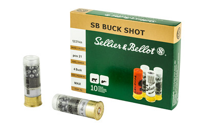 Sellier & Bellot Buckshot  - Shotshell - 12 Gauge 2.75" - SB12BSH
