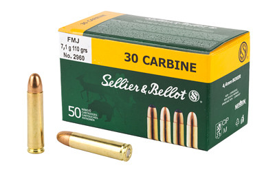 Sellier & Bellot Full Metal Jacket  - Rifle - 30 Carbine - SB30A