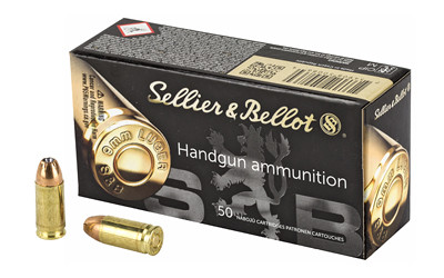 Sellier & Bellot Jacketed Hollow Point  - Pistol - 9mm - SB9D