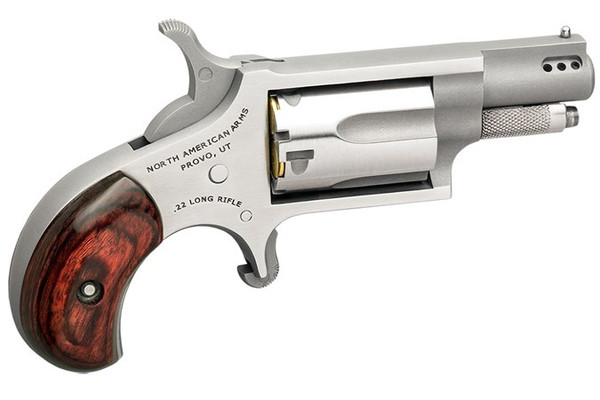North American Arms Single Action  Mini Revolver 22 LR Stainless Steel NAA-22LR-P 744253002656 Abide Armory for sale new buy purchase wholesale discount where to find best deal cheapest price in stock